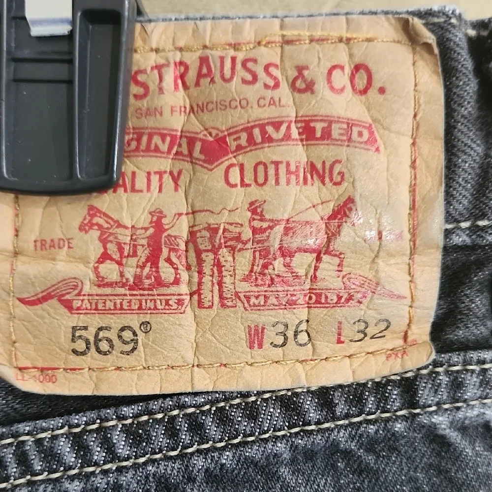 Levi's Black Straight Jeans Classic Style
